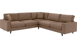 Goossens hoeksalon jonas bruin micro leer - 8210626-01