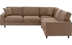 Goossens hoeksalon jonas bruin micro leer - 8210626-06