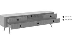 Goossens tv meubel seppe donker bruin eiken - 8204759-01