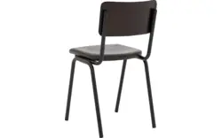 Goossens eetkamerstoel chaplin bruin leer - 8210703-01