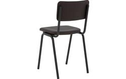 Goossens eetkamerstoel chaplin bruin leer - 8210705-02