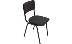 Goossens eetkamerstoel chaplin bruin leer - 8210705-01