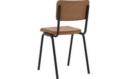 Goossens eetkamerstoel chaplin bruin leer - 8210706-03