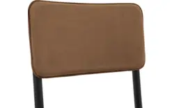 Goossens eetkamerstoel chaplin bruin leer - 8210706-02
