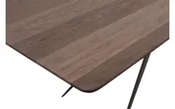 Goossens excellent eettafel uniek donker bruin eiken - 8211549-02
