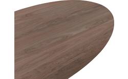 Goossens excellent eettafel uniek donker bruin eiken - 8211591-01
