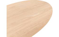 Goossens excellent eettafel uniek blank eiken - 8211609-01