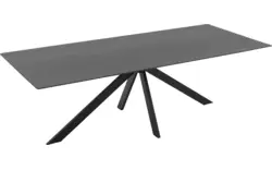 Goossens excellent eettafel uniek zwart eiken - 8211660-02