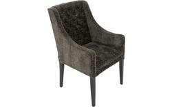 Goossens eetkamerstoel pearl groen stof - 8211799-01