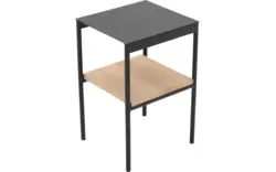 Goossens nachtkastje duc wit eiken - 8211885-02