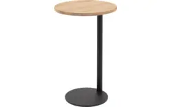 Goossens nachtkastje runt wit eiken - 8211900-03