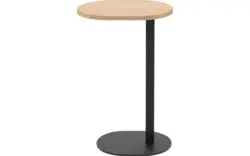 Goossens nachtkastje oval wit eiken - 8211901-01