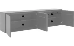 Goossens excellent dressoir vic zwart eiken - 8213116-01