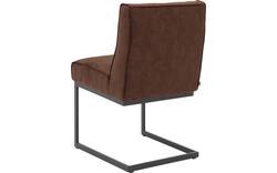 Goossens excellent eetkamerstoel tom bruin micro leer - 8213155-03