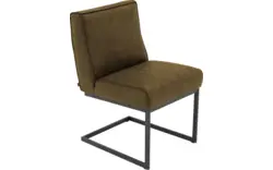 Goossens excellent eetkamerstoel tom groen micro leer - 8213156-02