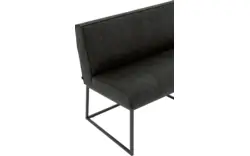 Goossens excellent eetbank tom grijs micro leer - 8213172-01