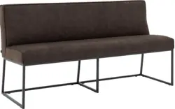 Goossens excellent eetbank tom bruin micro leer - 8213173-01