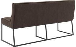Goossens excellent eetbank tom bruin micro leer - 8213173-03