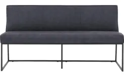 Goossens excellent eetbank tom blauw micro leer - 8213174-01