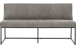 Goossens excellent eetbank tom grijs micro leer - 8213177-01