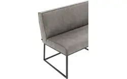 Goossens excellent eetbank tom grijs micro leer - 8213177-01