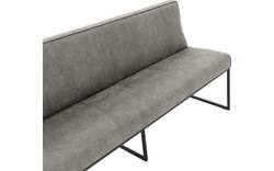 Goossens excellent eetbank tom grijs micro leer - 8213177-01