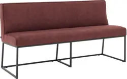 Goossens excellent eetbank tom rood micro leer - 8213178-01