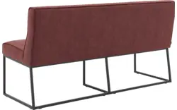 Goossens excellent eetbank tom rood micro leer - 8213178-01