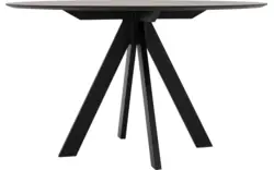 Goossens excellent eettafel uniek zwart eiken - 8213355-01