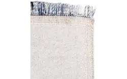 Goossens eco tapijt paum blauw wol - 8213379-02