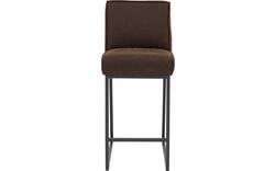 Goossens excellent barkruk tom bruin leer - 8215128-01