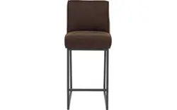 Goossens excellent barkruk tom bruin leer - 8215128-01