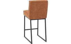 Goossens excellent barkruk tom bruin leer - 8215130-02
