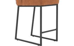 Goossens excellent barkruk tom bruin leer - 8215130-01