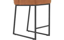 Goossens excellent barkruk tom bruin leer - 8215130-01