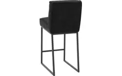 Goossens excellent barkruk tom zwart leer - 8215131-01