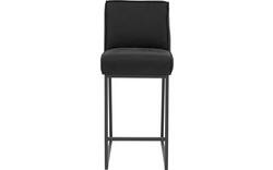 Goossens excellent barkruk tom zwart leer - 8215131-01