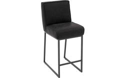 Goossens excellent barkruk tom zwart leer - 8215131-01