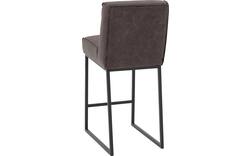 Goossens excellent barkruk tom bruin leer - 8215133-02