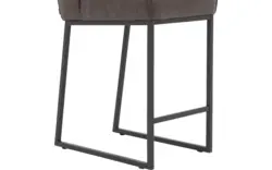 Goossens excellent barkruk tom bruin leer - 8215133-01