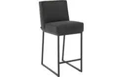 Goossens excellent barkruk tom grijs micro leer - 8215136-01
