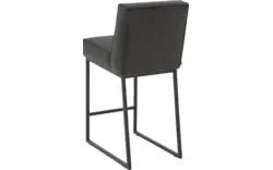 Goossens excellent barkruk tom grijs micro leer - 8215136-01