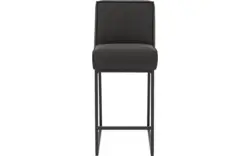 Goossens excellent barkruk tom grijs micro leer - 8215136-01