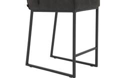 Goossens excellent barkruk tom grijs micro leer - 8215136-01