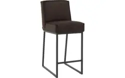 Goossens excellent barkruk tom bruin micro leer - 8215137-01