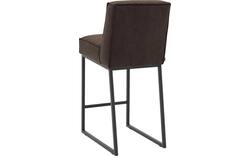 Goossens excellent barkruk tom bruin micro leer - 8215137-02