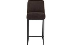 Goossens excellent barkruk tom bruin micro leer - 8215137-01