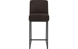 Goossens excellent barkruk tom bruin micro leer - 8215137-01