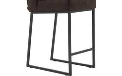 Goossens excellent barkruk tom bruin micro leer - 8215137-01