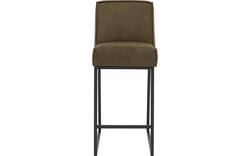 Goossens excellent barkruk tom groen micro leer - 8215138-01